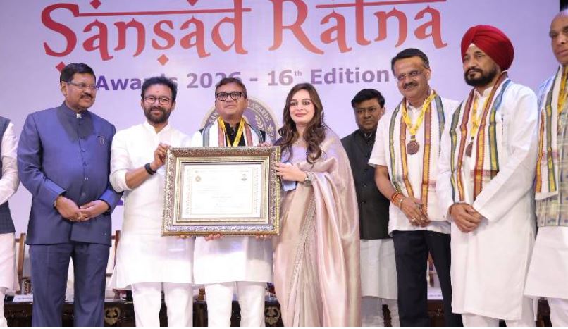 Koraput MP Saptagiri Ulaka Honoured With Sansad Ratna Award 2026